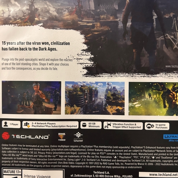 Dying Light PlayStation